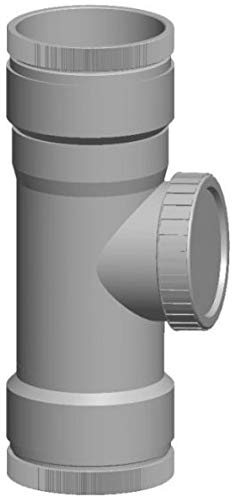 Wolf 2651577 - Manguito conexión tubo flexible gases con pieza t dn83