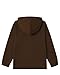 Funnycokid Boys Hoodies Brown Teens Hooded Shirt Size 11-12 Kids Long Sleeve Fashion Hoody 11Y 12Y