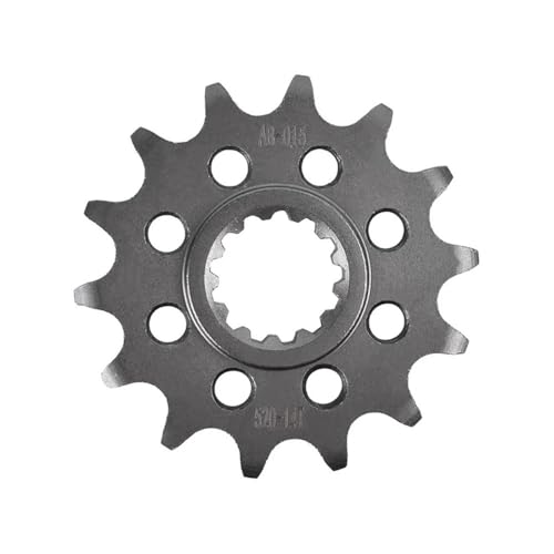 Pignon avant moto en acier forgé 20CrMnTi 14 dents pas 520