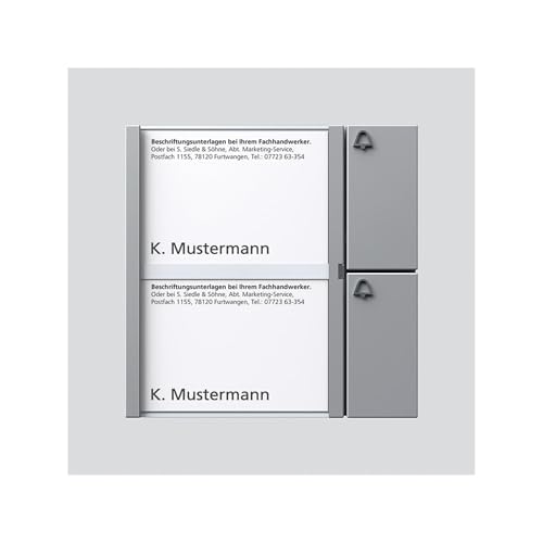 Module 2 boutons Siedle systeme de N integre reference 2544207 - 2