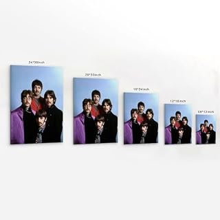 EVMILA Poster classique des Beatles sur toile – Impression d’art moderne pour chambre à coucher – 50 x 75 cm - Les Beatles, Paul McCartney, John Lennon, RIngo Starr, George Harrison EVMILA Poster classique des Beatles sur toile - Impression d'art moderne pour chambre à coucher - 50 x 75 cm – Image 2