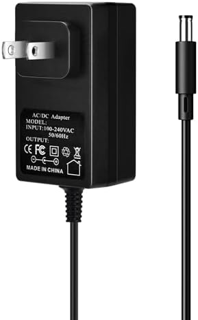 VHBW 5V Power Cord Replacement For Crosley CR8005F CR8005D Adapter Fit With Crosley Cruiser Plus Portable Turntable CR8005F-GA CR8005F-WO CR8005D-TU CR8005D-BL CR8005D-WS CR8005D-TW(Not For 9V/12V