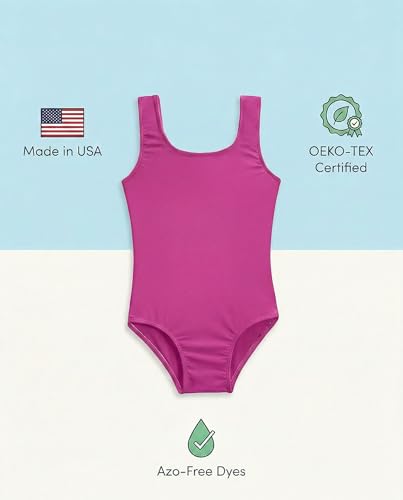 Image of Girls' UPF 50+ Swimsuit in One Piece by City Threads