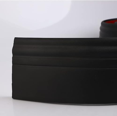 Yefanxi 16.4FT Upgrade Peel and Stick Rubber Wall Base Molding Trim,Flexible Baseboards Moulding Trim,Vinyl Wall Baseboard Moulding Trim,Home Decor for Wall, Baseboard, Ceiling 丨 Black