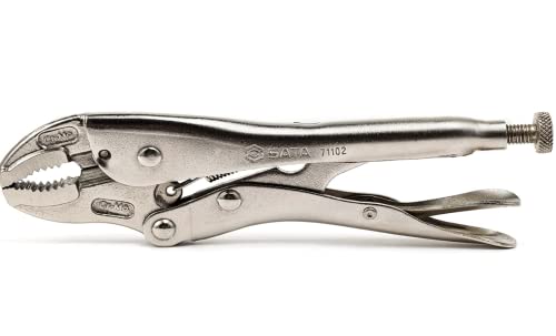 Sata 10" Curved Jaw Locking Pliers With Cutter - St71103 #TOP1