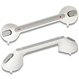 Rackickyer Grab Bars for Bathtubs and Showers, 2 Pack 16 Inch Shower Handles, Strong Suction Grab Ba
