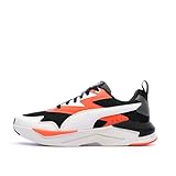 Scegli queste sneaker Puma Colore: nero/bianco/arancione/Chiusura con lacci. Tomaia tessile. Suola in gomma