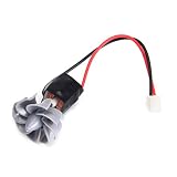 Material: plástico, metal Buwei Nuevo 2V-22V 3000rpm Micro Motor Turbina de Viento Alternador Generador Accesorios de Bricolaje