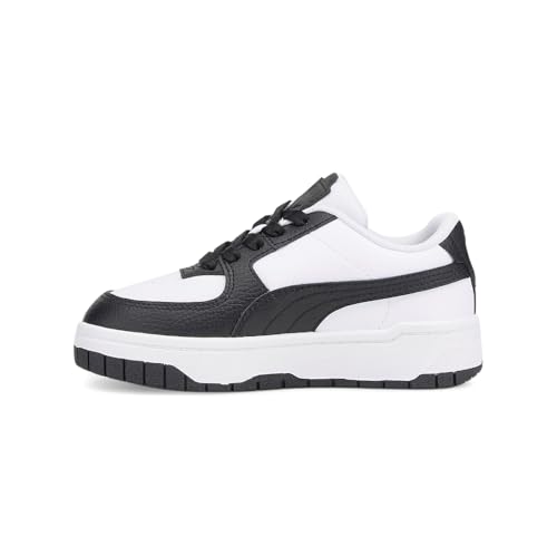 PUMA Toddler Boys Cali Dream Leather Lace Up Sneakers Shoes Casual - Black, White - Size 1 M3