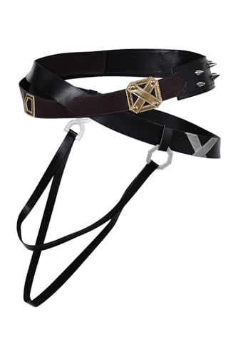 Anime Cosplay Belt Adult Women Game Costume Steampunk Crossover Belts Accessories Props