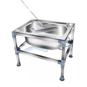 Ziusfac Sion Edelstahl Ausgussbecken 60x45cm