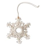 Pendentif décoratif intérieur – sa fabrication soignée garantit que cette décoration suspendue pour voiture ne se décolorera pas et ne se cassera pas facilement, offrant une expérience d'utilisation satisfaisante. pendentif flocon de neige pour voiture
