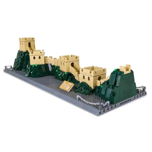 Image of SKY LINE OCEAN Great Wall of China Building Blocks Set (1407+ Pieces) | Famous Landmark Architecture Model Kit | Detailed Collectible Display Toy | STEM Gift for Teens & Adults | 6 Months Warranty