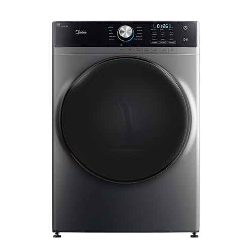 Opiniones de Lavasecadora Inverter favoritos de las personas. 47 Midea MH04D220/S Secadora de Ropa, Plateado, 22 kg