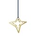 Produktbild Georg Jensen 2021 Weihnachtsornament Vierzackiger Stern in Goldmessing von Sanne Lund Traberg