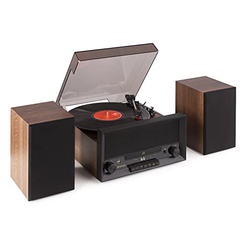 Fenton RP135WSET – Platine Vinyle Haut-parleurs en Bois, Platine Vinyle Bluetooth, Tourne Disque, Enregistrement MP3 Via… - Les Beatles, Paul McCartney, John Lennon, RIngo Starr, George Harrison Fenton RP135WSET - Platine Vinyle Haut-parleurs en Bois, Platine Vinyle Bluetooth, Tourne Disque, Enregistrement MP3 Via…