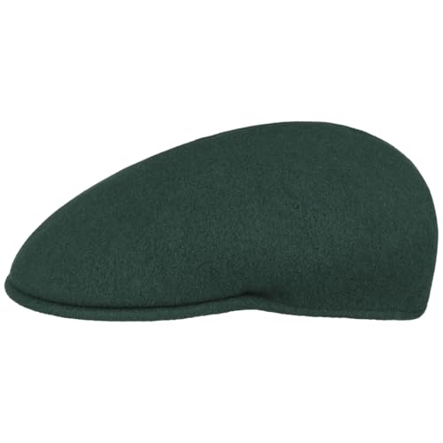 Image of Kangol 504 Flat Cap by Women/Men - Men´s hat Wool with Peak All-Season Spring Summer Autumn Winter - XL (60-61 cm) Dark Green