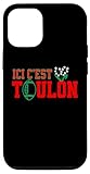 Installation facile rct Rugby dans le sang en avant Toulon ! ici RCT Toulon Coque pour iPhone 12/12 Pro