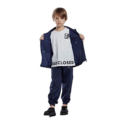 CONJUNTO CASACO E CALÇA ESPORTIVO AGASALHO INFANTIL BEBE UNIFORME INVERNO DE FRIO PELUCIADO Tamanho: