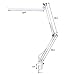 Produktbild MZ USB-Power-LED-Büro-Schreibtisch-Lampen-Schwingen-Arm-Architekt Lampe Tischlampe Leselampe Tischleuchte (Color : White)