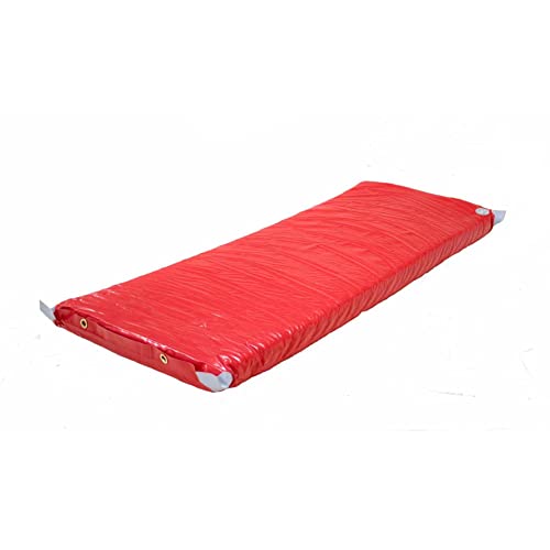 Outcast Sporting Gear Outdoor Recreation Camping Boating River Trip Soft Foam Cushion Sleeping Landing Pad, Red, 30