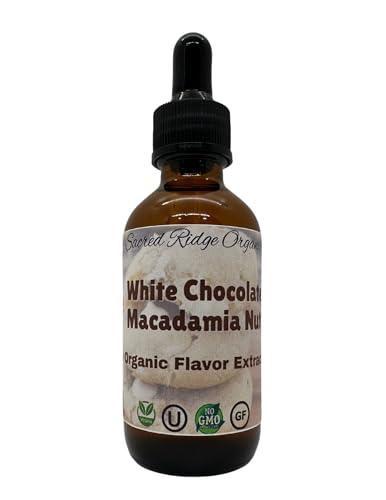 White Chocolate Macadamia Nut Organic Flavor Extract 2 oz for