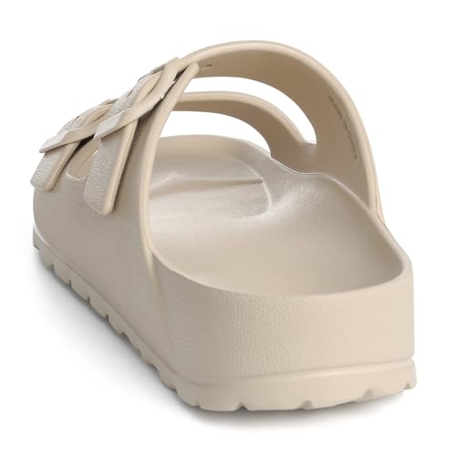 Image of KIDMI Medium Arch Support EVA Beach Sandals for Women | Women's Adjustable Buckle Straps Waterproof Pool Sandals, Comfortable Slip on Summer Slides for home and Casual Walks