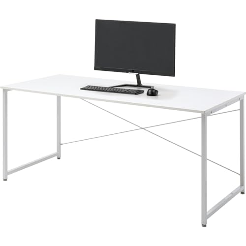 Amazon | サンワダイレクト パソコンデスク 幅160×奥行70cm モニター
