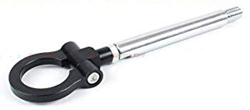 Sport Racing Style Aluminum Tow Hook Ring for Chevy Camaro 2016-2019 (Black)