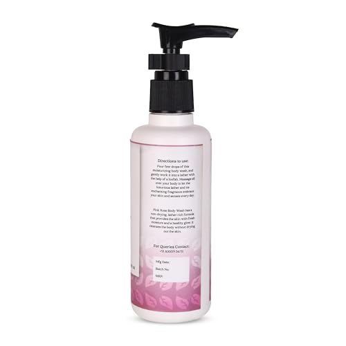 Image of Pink Rose Body Wash for Daily Cleansing | Aromatic Fragrance Shower Gel for Fresh & Soft Skin | Helps Remove Dirt, Smooth Texture & Hydration | Cleanser for Refreshing & Healthy Looks