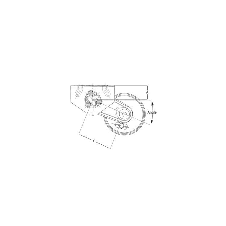 MAXTER 2 Demi essieux Remorque à Souder 1000KG 4TR130
