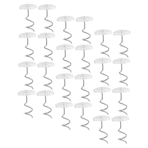 PRETYZOOM Furniture Nails Spiral Sofa Pins 50pcs Sofa Tacks Bed Sheet Holders Clips Decor