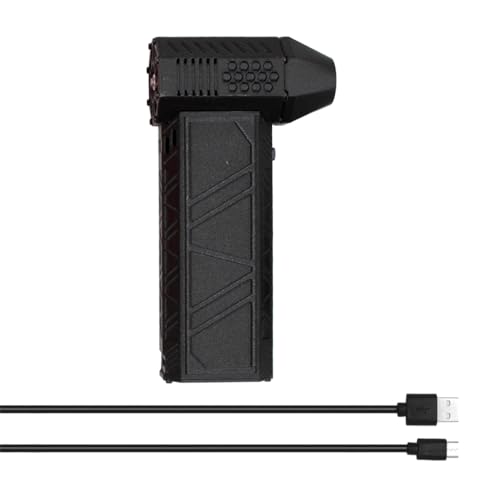 Rudiaoa Ventilador violento de 120.000 rpm, potente ventilador de 3 velocidades ajustable