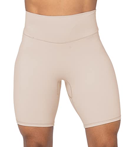 Image of Sunzel No Front Seam High Waist Biker Shorts for Women, Squat Proof Yoga Workout Gym Bike Shorts | 3, 5 Or 8-Inch Inseam, High Waisted, Tummy Control, No Front Seam, Buttery Soft, Compression Fit, Squat Proof