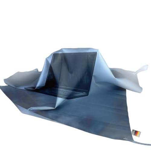 VLITEX Fire Blanket (59 x 59 in) | Engineered in Germany | Emergency & Lithium Battery Fire Suppression Blanket | Certified Fireproof Silicone & E-Fiberglass