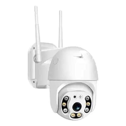 Outdoor WiFi Security Camera, 1080P Pan Tilt Zoom Surveillance CCTV IP Weatherproof PTZ Camera with Two Way Audio Motion Detection Colorful Night Vision