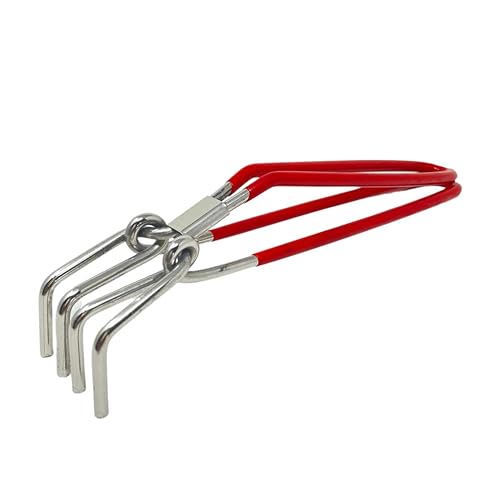 HAZEL Stainless Steel Pakad Tongs for Kitchen Utensil Holder Durable and Sturdy Kitchen Tools (Pakkad), Silver