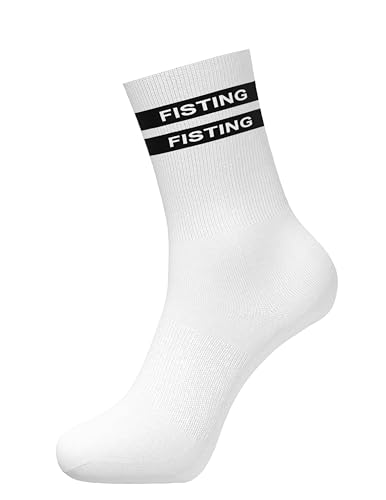 FISTING Socken – Kinky Crew Socks für die queere Fetischszene | Unisex 41–46 | BDSM & Fetisch Pride Accessoire | Dominant, Rough, Dirty Fun – Statement Socken FIST ME FISTING Socken – Kinky Crew Socks für die queere Fetischszene | Unisex 41–46 | BDSM & Fetisch Pride Accessoire | Dominant, Rough, Dirty Fun – Statement Socken FIST ME