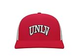 Sport Your Gear UNLV Rebels Prime Logo Mid Profile Adjustable Trucker Snap Back Baseball Hat Cap Red Alternate