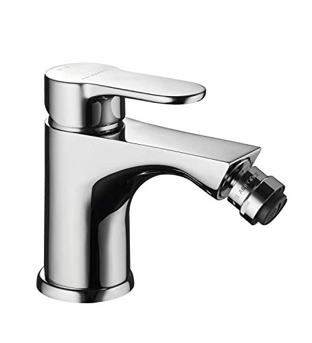 Palazzani Rubinetto Miscelatore Bagno per Bidet in Ottone Cromato Italo