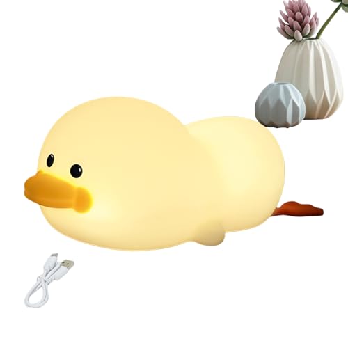 Eendlamp de silicona - schattig dimbaar nachtlampje, oplaadbaar aanraakbedieningsontwerp, LED-gloed | Draagbaar Dierenkinderlicht voor Kinderslaapkamer Babyslaapcomfort Decoratief cadeau