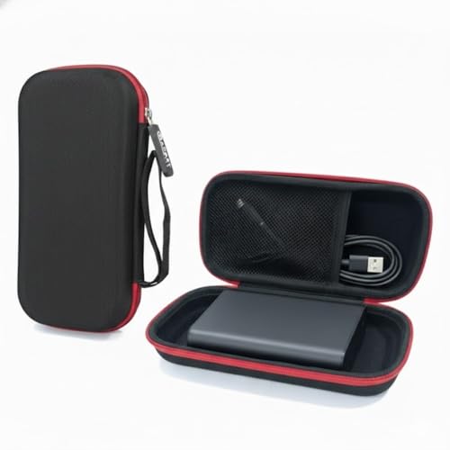 Image of GadgetBite Universal EVA Power Bank Case Cover for 10000mAh 20000mAh & 30000mAh Power Banks Shockproof Protective Carry Case for PowerBank Compatible with Xiaomi Ambrane URBN Boat PowerBanks - Red