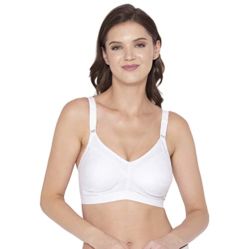 Image of SOUMINIE - Minimizer Bra - Non Padded - Cotton Rich - Broad Straps - Full Coverage - Wireless Seamless T-Shirt Bra