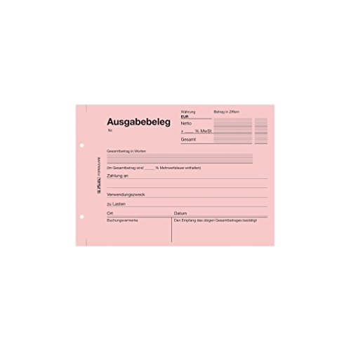 Herlitz ausgabebeleg A6, 50 Blatt, 1 Stück, X-20