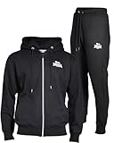 Lonsdale Chándal Rottingean Track Suit, Negro , XXL