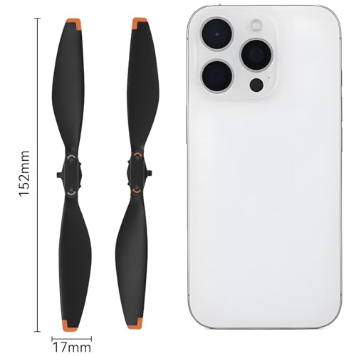 Craznick Mini 5 Pro Propeller – 8 Stück Propeller Blätter Ersatzpropeller geräuscharme Blätter Schnellverschlussflügel für DJI Mini 5 Pro Drohnen zubehör