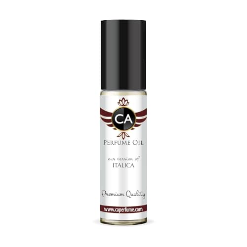 CA Perfume Impression of Italica Unisex Fragrance Oil Amber Woody Scent Long Lasting Perfumes for Women &amp; Men Travel Size TSA Ready Mini Parfum Body Oil Roll-on 0.33 Fl Oz 10ml