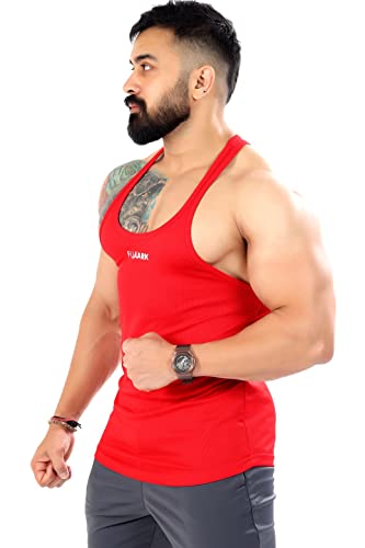 Image of FUAARK Men's Stringer Y Back Bodybuilding Gym Tank Tops