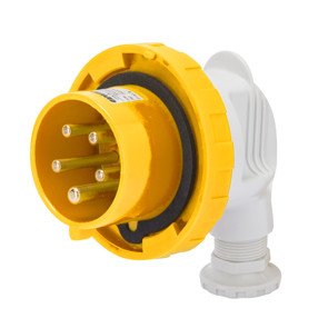 Gewiss GW60118 connecteur industriel basse tension 3P N E 32A jaune