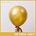 PartyWoo Gold Balloons 140pcs Different Sizes of 18 12 10 5 Inch Gold Balloon Arch Kit Garland for Birthday Wedding Anniversary Baby Shower Graduation Retirement Casino Party Decorations Gold-G101